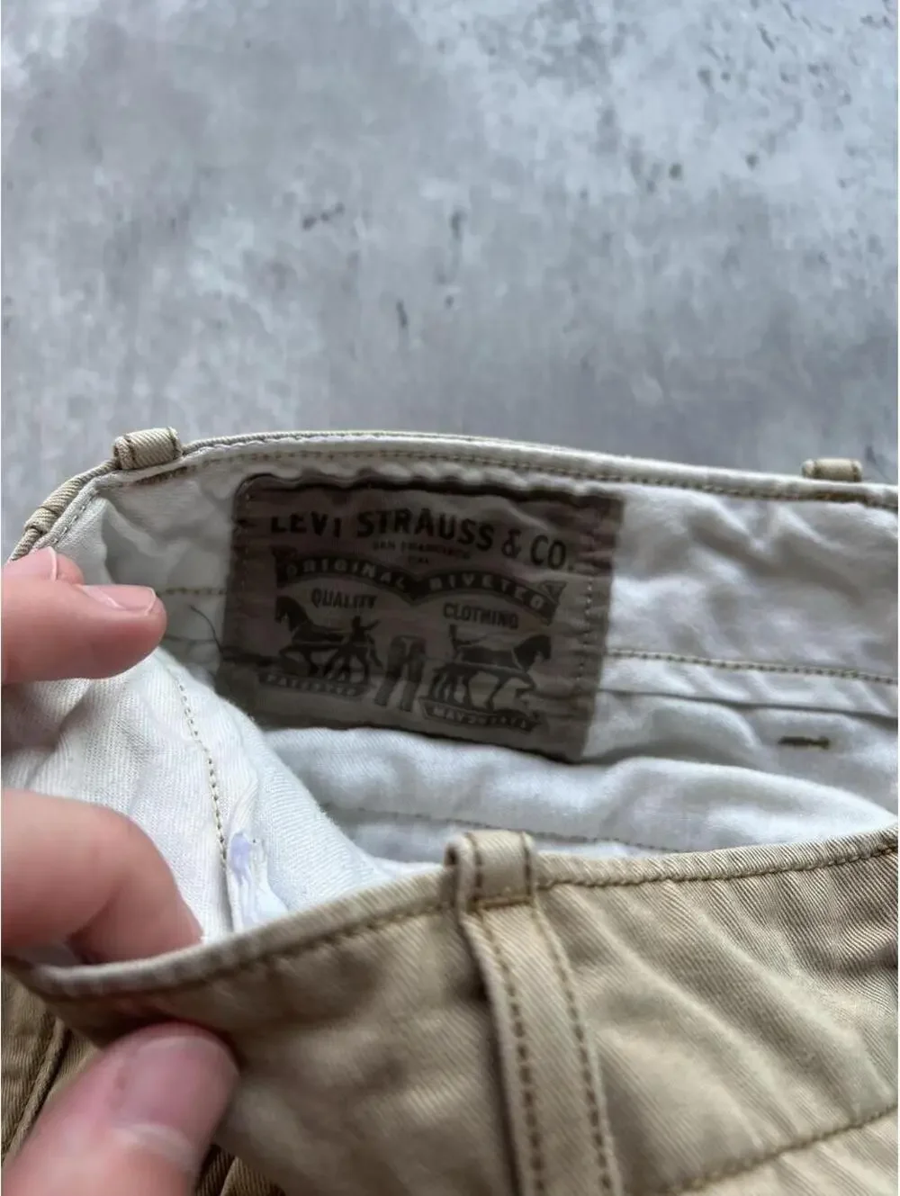 Vintage Levi’s Cargo Pants Khaki Utility Military Workwear